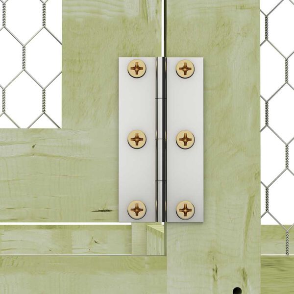 vidaXL Klatka dla drobiu, 1,5x1,5x1,5 m, impregnowane drewno sosnowe