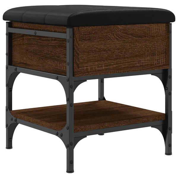 vidaXL Ławka na buty, brązowy dąb, 42x42x45 cm