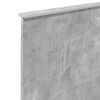 vidaXL Zagł&oacute;wek Betonowy szary 80 cm Materiał drewnopochodny