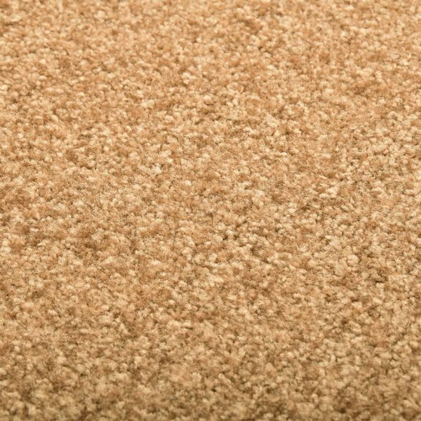 vidaXL Wycieraczka z możliwością prania, kremowa, 60 x 180 cm