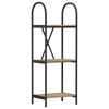 vidaXL P&oacute;łka na książki 3 poziomy 40 x 30 x 109 cm Drewno inżynieryjne