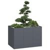 vidaXL Doniczka Antracyt 120x80x80 cm Stal