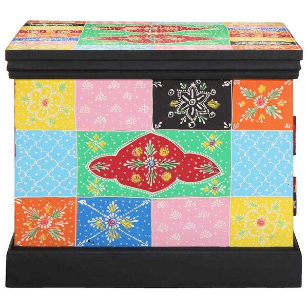 vidaXL Stolik kawowy wielokolorowy 90x50x40 cm lite drewno mango