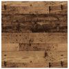 vidaXL Stolik kawowy z szufladami Stare drewno 100x100x40 cm