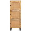 vidaXL Highboard z drzwiami Brązowy 90 x 33 x 75 cm Drewno z mango