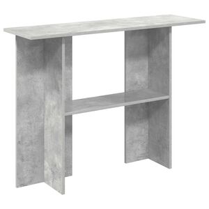 vidaXL Konsola Betonowy szary 100 x 30 x 75 cm Drewno inżynieryjne