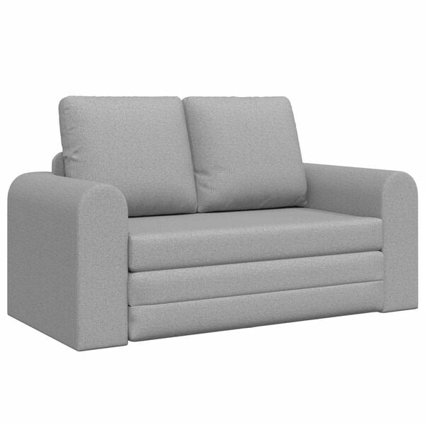 vidaXL Sofa Bed 60cm Szary chmur tkanina