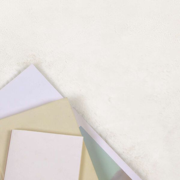 vidaXL Dywan z sztucznego kr&oacute;lika Olite Kremowy 140 x 200 cm Poliester