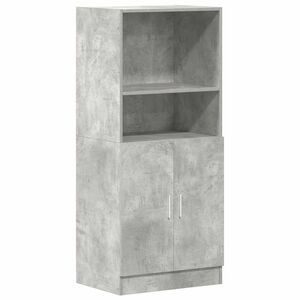 vidaXL Szafka kuchenna, szarość betonu, 57x41,5x131,5 cm