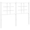vidaXL Metalowe wymienne wezgłowie, białe, 120 cm