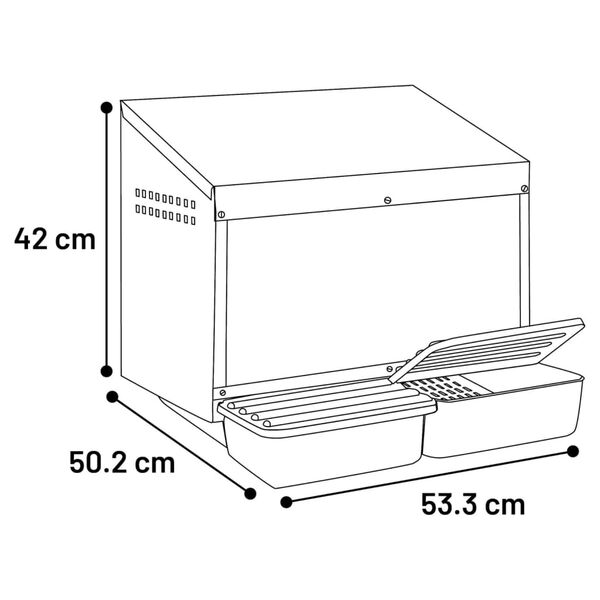 FLAMINGO Gniazdo zewnętrzne Julie, dla 2 kur, zielone