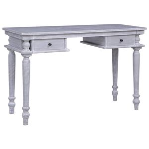vidaXL Biurko, 115x50x78 cm, lite drewno mahoniowe