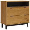 vidaXL Komoda FLAM, 80x40x80 cm, lite drewno sosnowe
