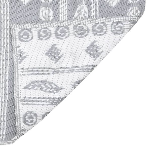 vidaXL Dywan zewnętrzny, ARAKIL szary, 80x150 cm, PP