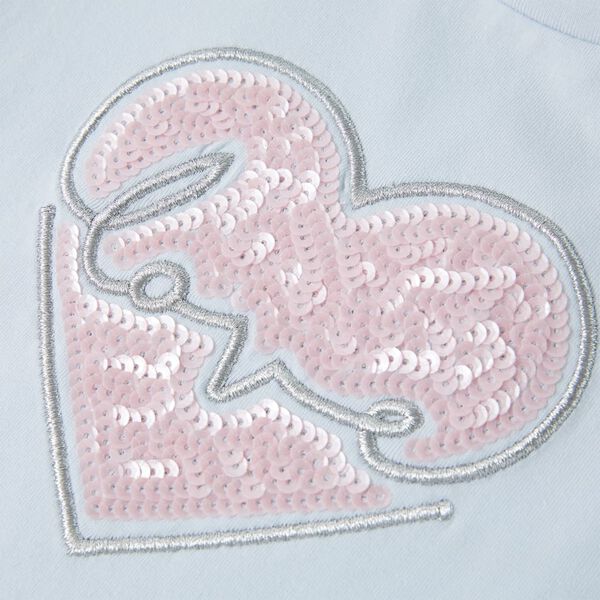 Koszulka dziecięca z kr&oacute;tkimi rękawami, jasnoniebieska, 116