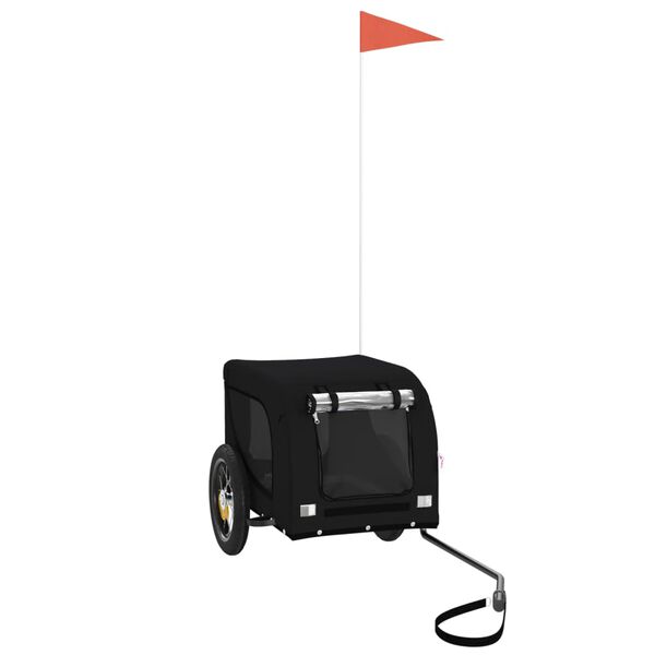 vidaXL Przyczepka rowerowa dla zwierząt, tkanina Oxford i żelazo