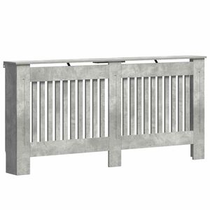 vidaXL Pokrywa Grzejnika Betonowy szary 172 x 19 x 81,5 cm