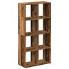 vidaXL Regał przegroda, stare drewno, 69,5x29x137,5 cm
