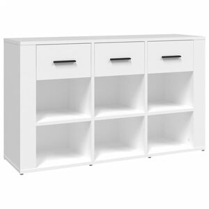 vidaXL Komoda, biała, 100x30x59,5 cm, materiał drewnopochodny