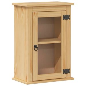 vidaXL Szafka łazienkowa Corona, 45x27x64,5 cm, lite drewno sosnowe