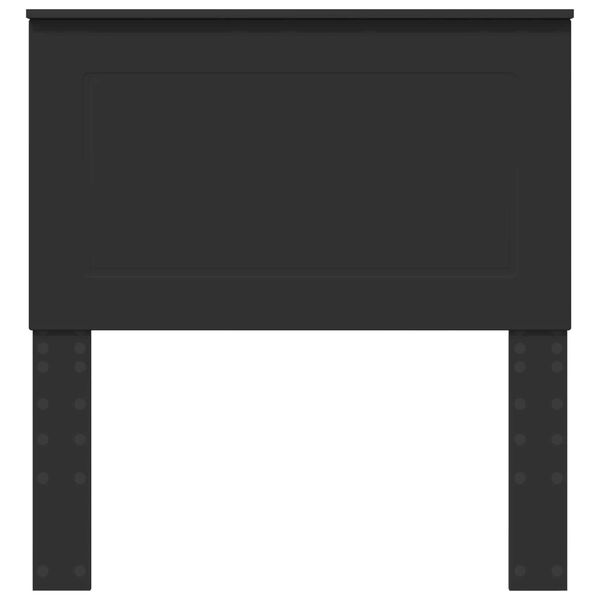 vidaXL Zagł&oacute;wek Czarny Dąb 75 cm Materiał drewnopochodny