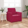 vidaXL Sofa Bed 60cm Czerwone wino Aksamit