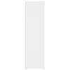 vidaXL Szafka, biała, 80x30x106 cm, materiał drewnopochodny