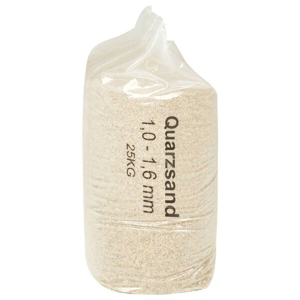 vidaXL Piasek filtracyjny, 25 kg, 1,0-1,6 mm