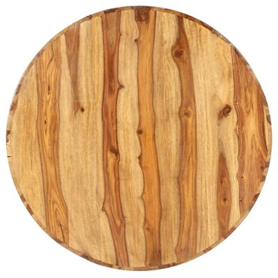 vidaXL Okrągły stolik kawowy, 65x30 cm, lite drewno sheesham