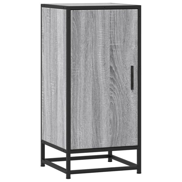 vidaXL Szafka, szary dąb sonoma, 35,5x35x76 cm materiał drewnopochodny