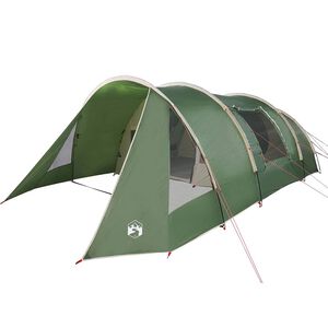 vidaXL Namiot tunelowy dla 5 os&oacute;b Zielony i Biały 805 x 405 x 211 cm