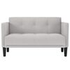 vidaXL Sofa dwuosobowa Cloud Grey 111 cm Tkanina