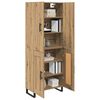 vidaXL Highboard 2 pcs Dąb rzemieślniczy 69,5 x 34 x 180 cm