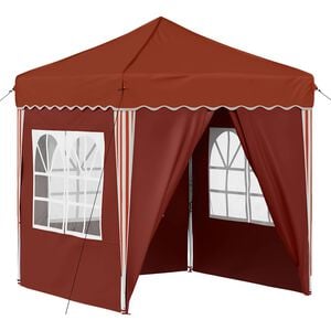 vidaXL Namiot imprezowy rozkładany 195 x 195 x 245 cm terakota