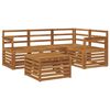 vidaXL Zestaw sof na zewnątrz 5 pcs Naturalny Lite Drewno Akacji