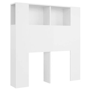 vidaXL Szafka zagł&oacute;wkowa biała 100x18,5x102,5 cm