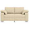 vidaXL Sofa Kremowy