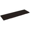vidaXL Blat do łazienki, ciemnobrązowy, 200x60x(2-6) cm, lite drewno