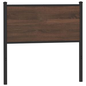 vidaXL Wymienne wezgłowie, brązowy dąb, 75 cm