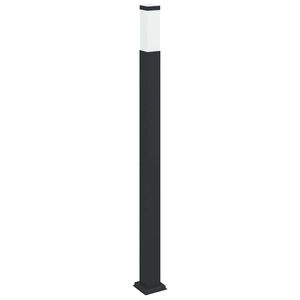 vidaXL Słupek oświetleniowy 110 cm Czarny IP44