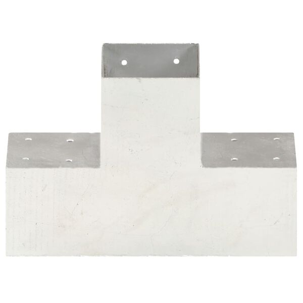 vidaXL Łącznik w kształcie X, galwanizowany metal, 101x101 mm