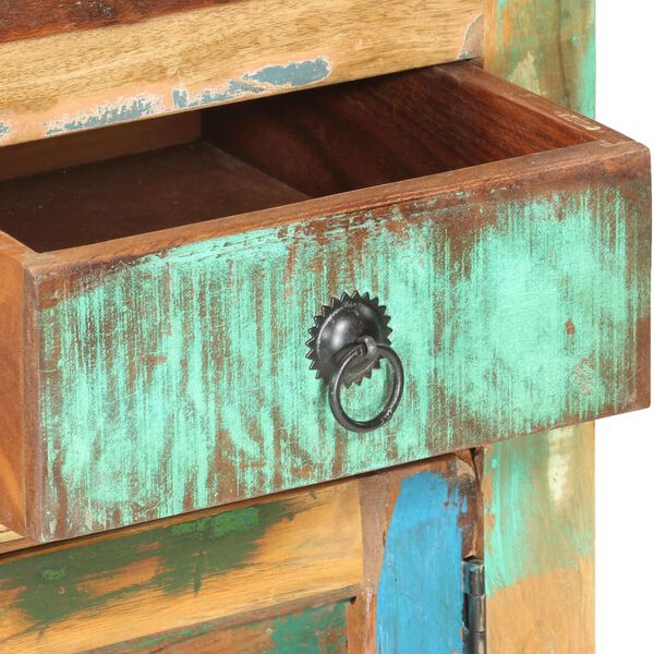 vidaXL Komoda, 70x35x65 cm, lite drewno z odzysku