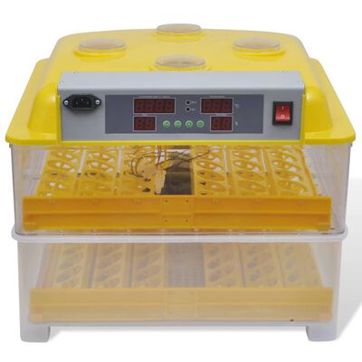 vidaXL Automatyczny inkubator do jajek / wylęgarka na 96 jaj