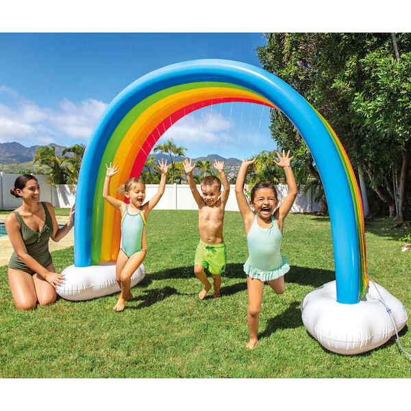 Intex Zraszacz w formie tęczy Rainbow Cloud, 300x109x180 cm