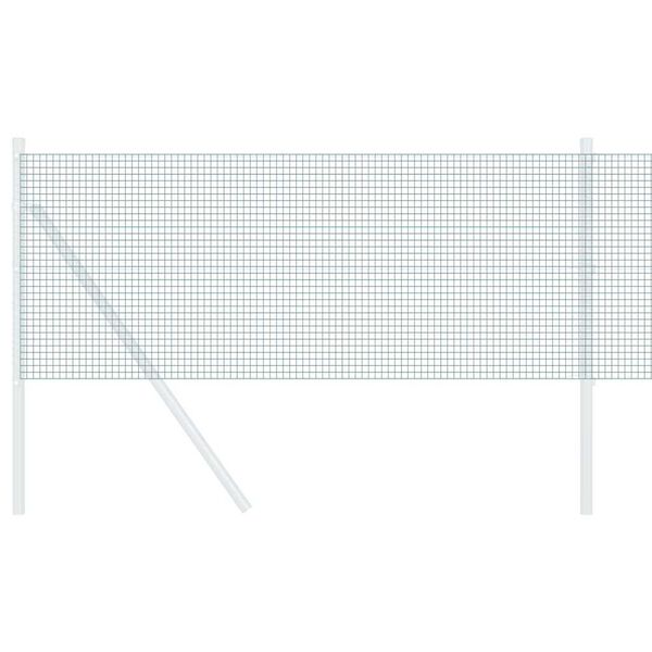 vidaXL Spawana siatka ogrodzeniowa Zielony 0.4 x 100 m Stal