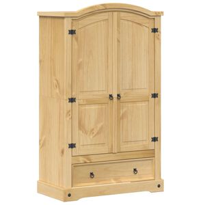 vidaXL Szafa "Corona" 101x52x170 cm Drewno lite sosnowe