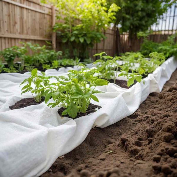 vidaXL Geowłóknina, biała, 1x50 m, włókno poliestrowe