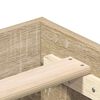 vidaXL Rama ł&oacute;żka bez materaca Sonoma Oak 140x190 cm Drewno klejone