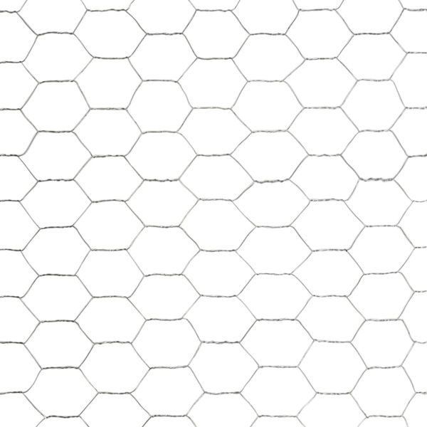 vidaXL Ogrodzenie z siatki, stal galwanizowana, 25x1,5 m, srebrne