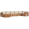 vidaXL Zestawy sof 7 pcs Naturalny Lite Drewno Akacji
